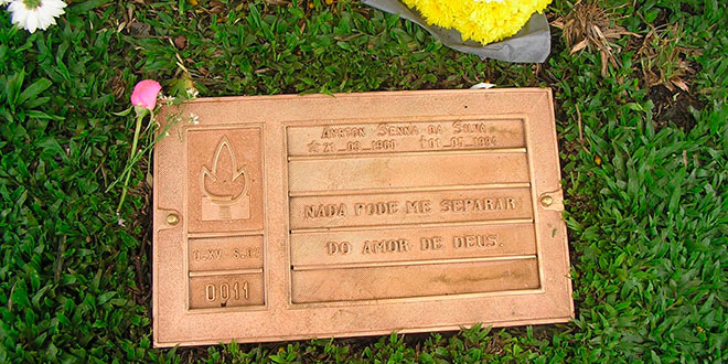 Cemitério do Morumby | Túmulo Ayrton Senna